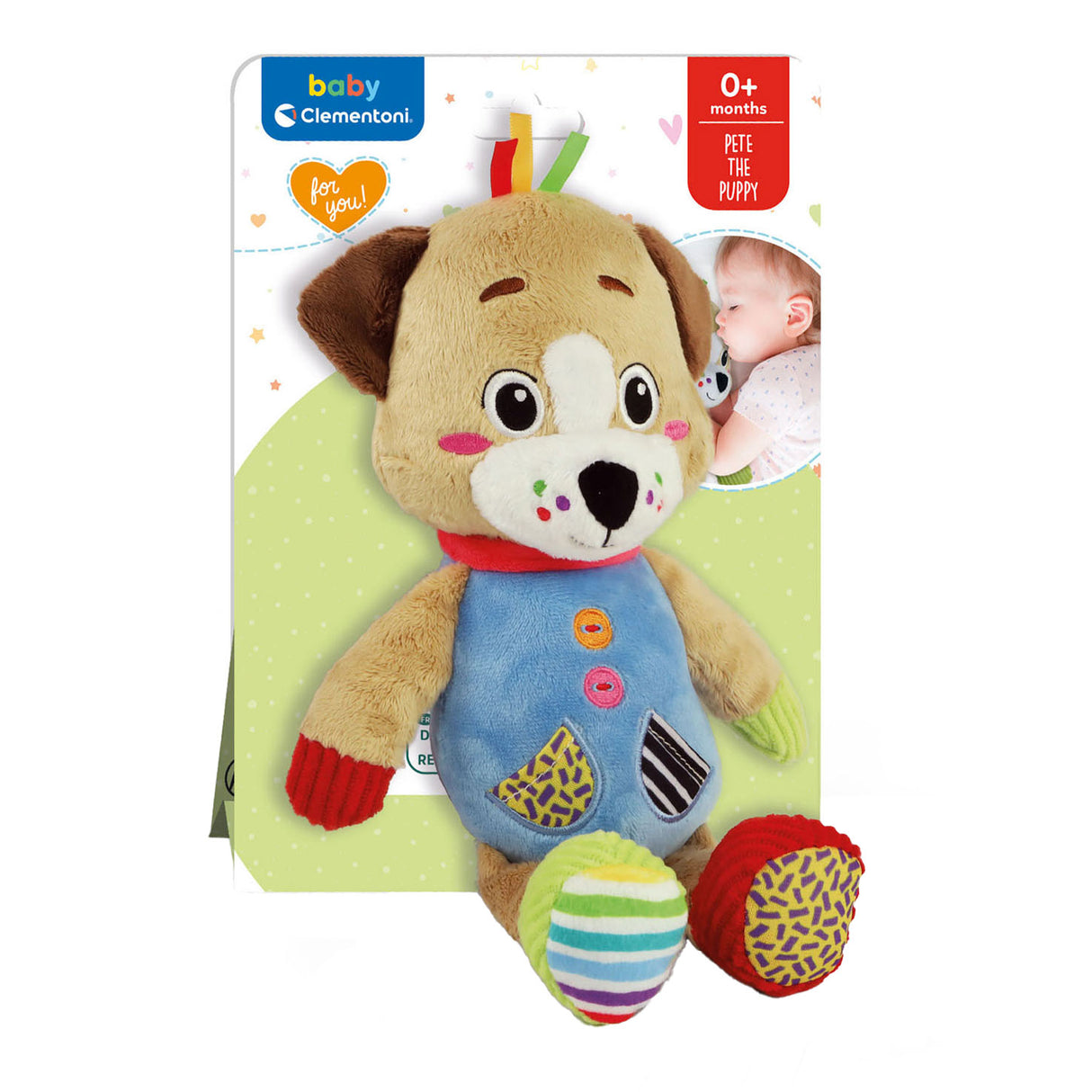 Clementoni Baby mein erstes Tier kuscheln - Hund