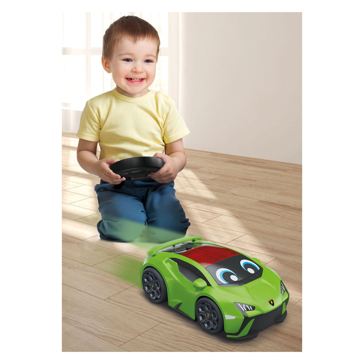 Clementoni Baby – mein erster Lamborghini – ferngesteuerter Rennwagen – elektronisches Lernspielzeug – 2 bis 4 Jahre