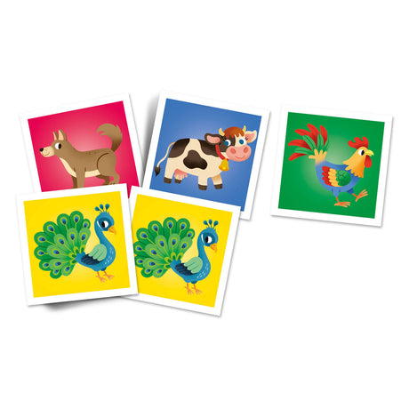 Clementoni – Memory für Kinder – Bauernhoftiere – 48 Karten – Memory-Spiel – Lernspielzeug – ab 4 Jahren