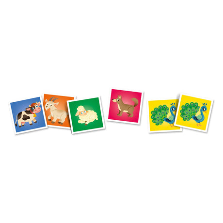 Clementoni – Memory für Kinder – Bauernhoftiere – 48 Karten – Memory-Spiel – Lernspielzeug – ab 4 Jahren