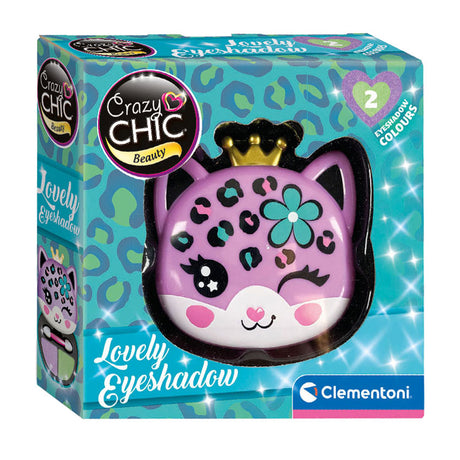Clementoni Crazy Chic Lidschatten in Maskenbox Leopard