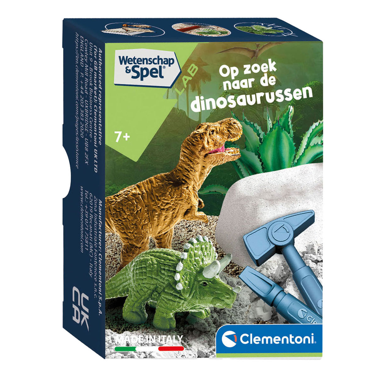 Clementoni Wissenschaft und Spiele – auf der Suche nach den Dinosauriern