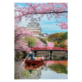Clementoni Puzzle Himeji-Schloss im Frühling, 1000 Teile.