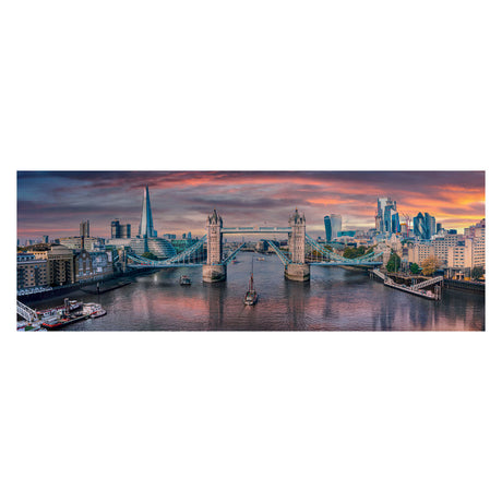 Clementoni Jigsaw Puzzle Panorama über den Fluss Thames, 1000st.
