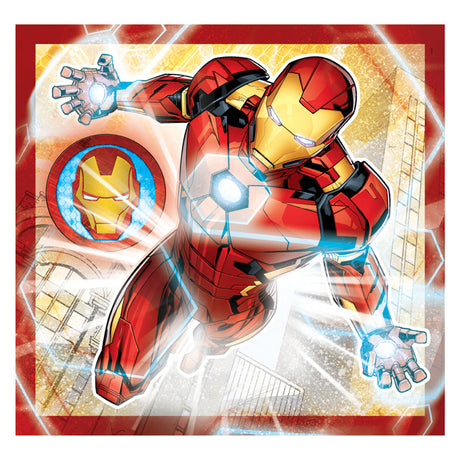 Clementoni Jigsaw Puzzle Super Color Square Marvel Avengers, 3x48st.