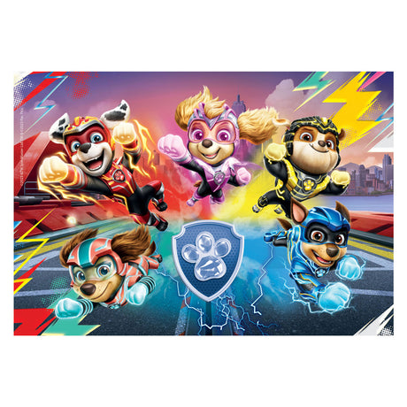 Clementoni Jigsaw Puzzle Super Color Paw Patrouille Der mächtige Film, 104st.
