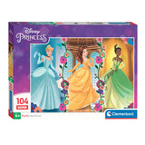 Clementoni Jigsaw Puzzle Super Color Disney Prinzessin, 104st.