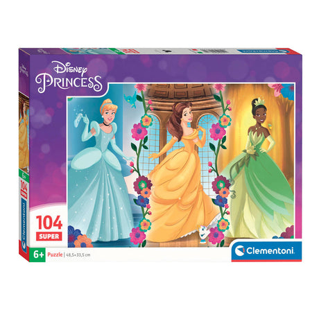 Clementoni Jigsaw Puzzle Super Color Disney Prinzessin, 104st.