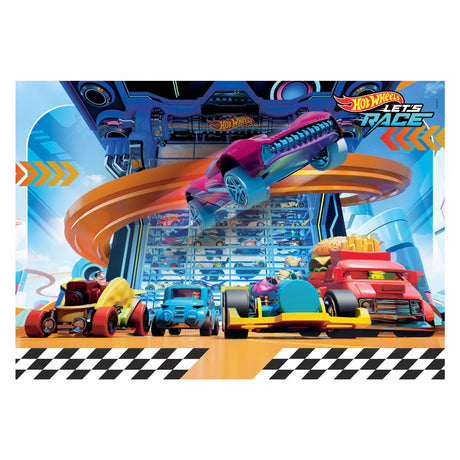 Clementoni Jigsaw Puzzle Super Color Hot Wheels II, 104st.
