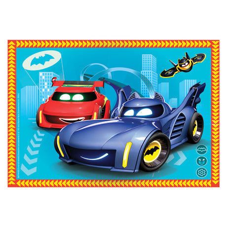 Clementoni – Kinderpuzzle 4 in 1 – Batwheels – Puzzle ab 3 Jahren