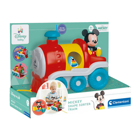 Clementoni - Disney Formsortierer-Zug - Mickey Mouse - ab 9 Monaten