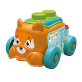 Clementoni Baby – Clemmy Sensory Puppy Orange mit weichen Blöcken, 5 Stk.