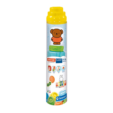 Clementoni Baby - Miffy Boris Clemmy Softblöcke in Tube, 5 Stk.
