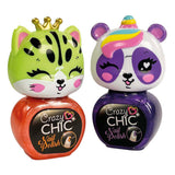 Clementoni Crazy Chic - Nagellack Tiere, 2 Stk.