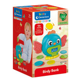 Clementoni Vogelbabybank mit Münzen, 9 Stück.