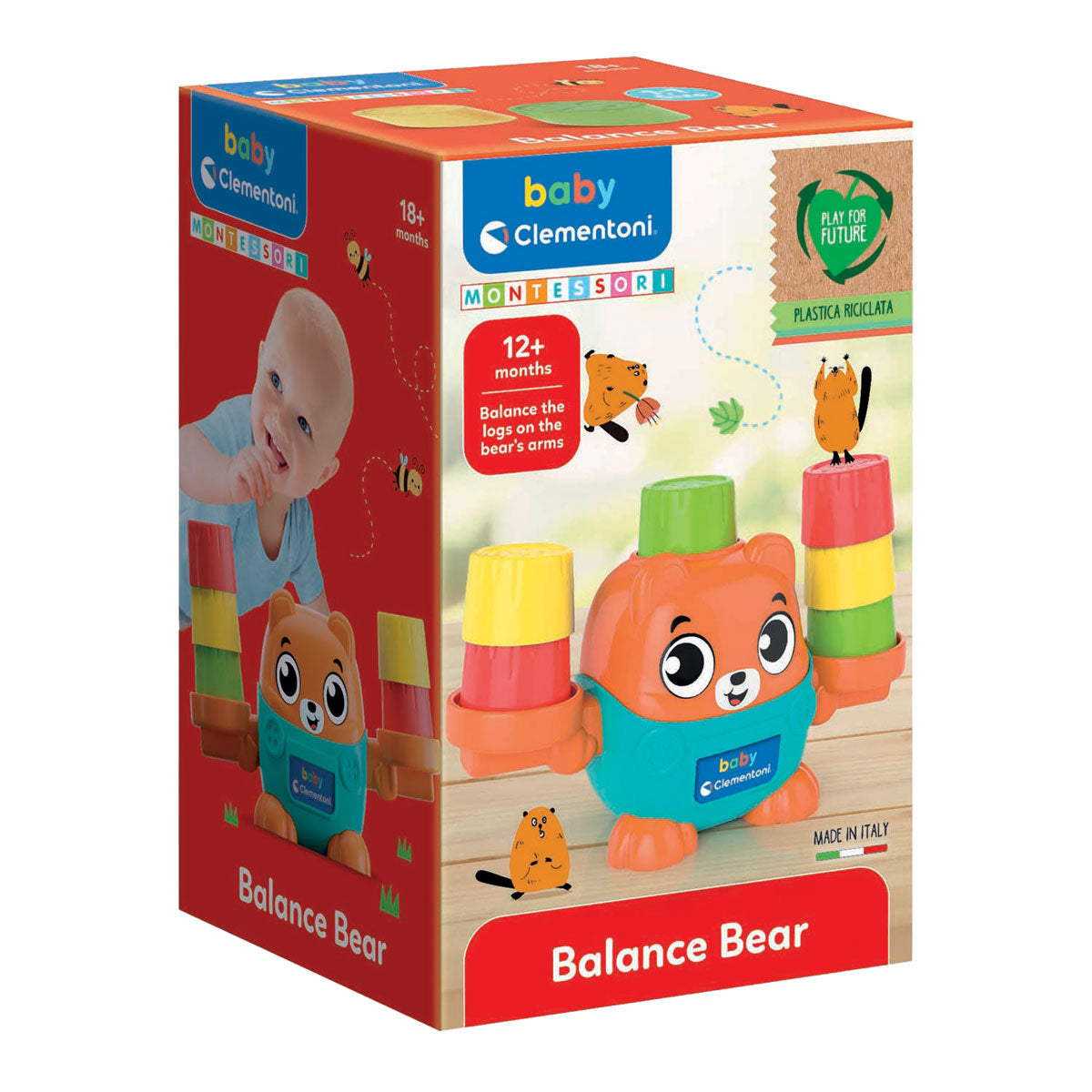 Clementoni Baby Balance Bär, 7 Stück.