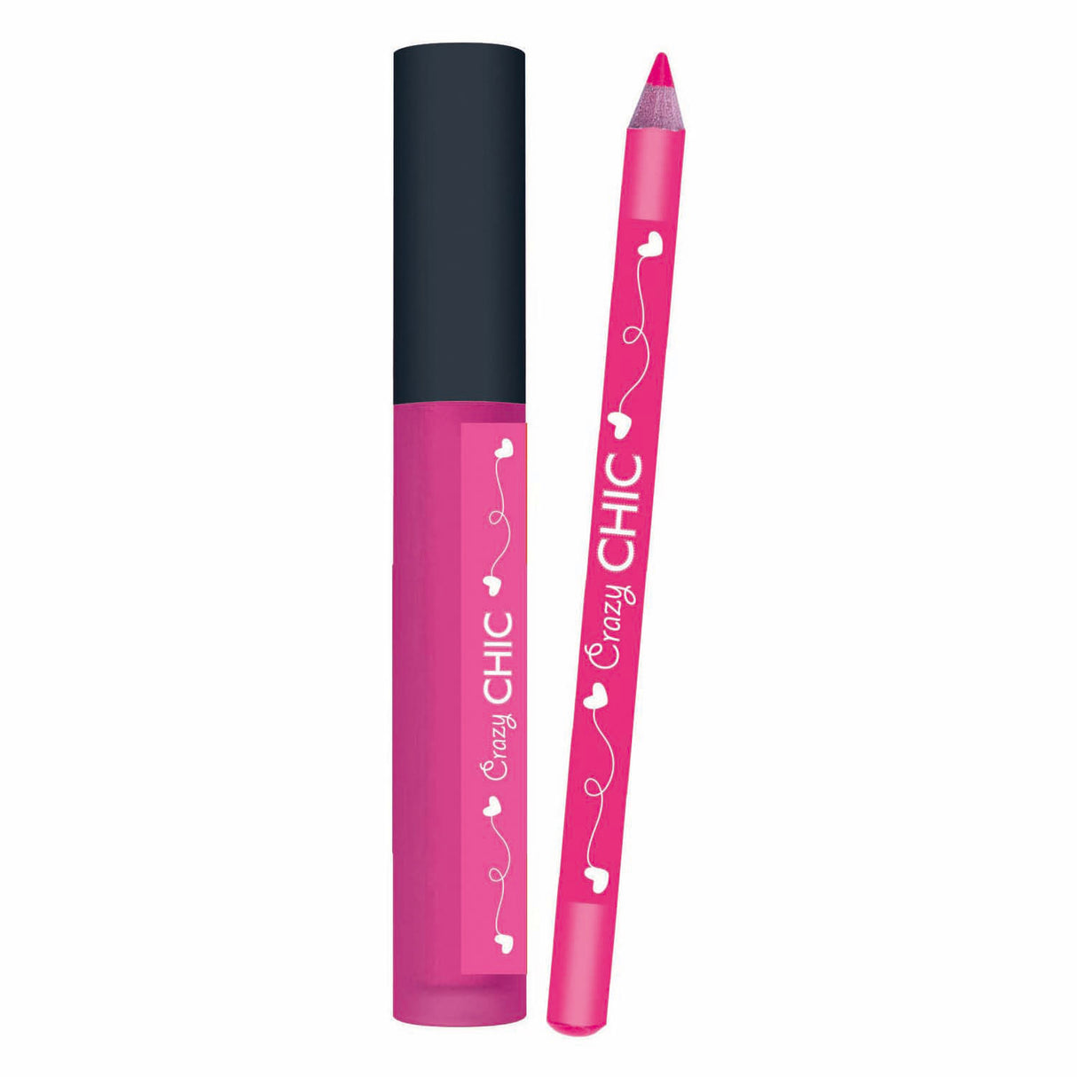 Clementoni Crazy Chic Lipgloss und Lipliner Erdbeere