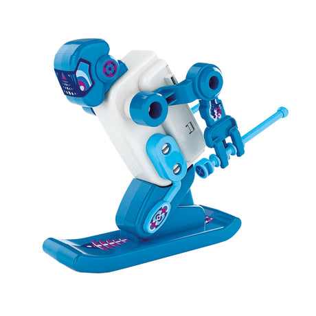 Clementoni Wissenschaftsspiel Actionroboter – Skifahrer