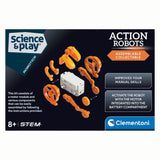 Clementoni Wissenschafts- und Spiel-Action-Roboter – Läufer