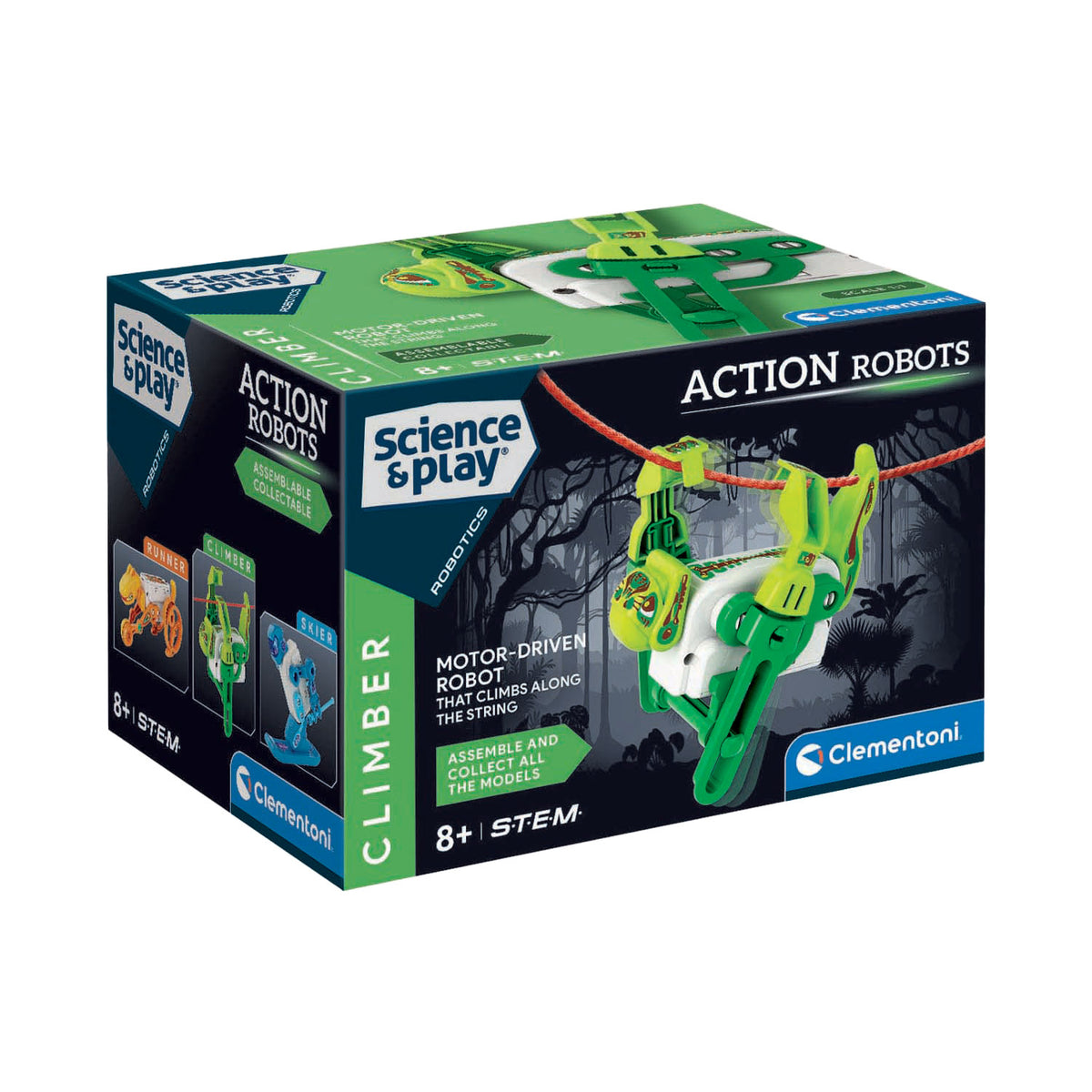 Clementoni-Wissenschaftsspiel – Roboter-Sportkletterer