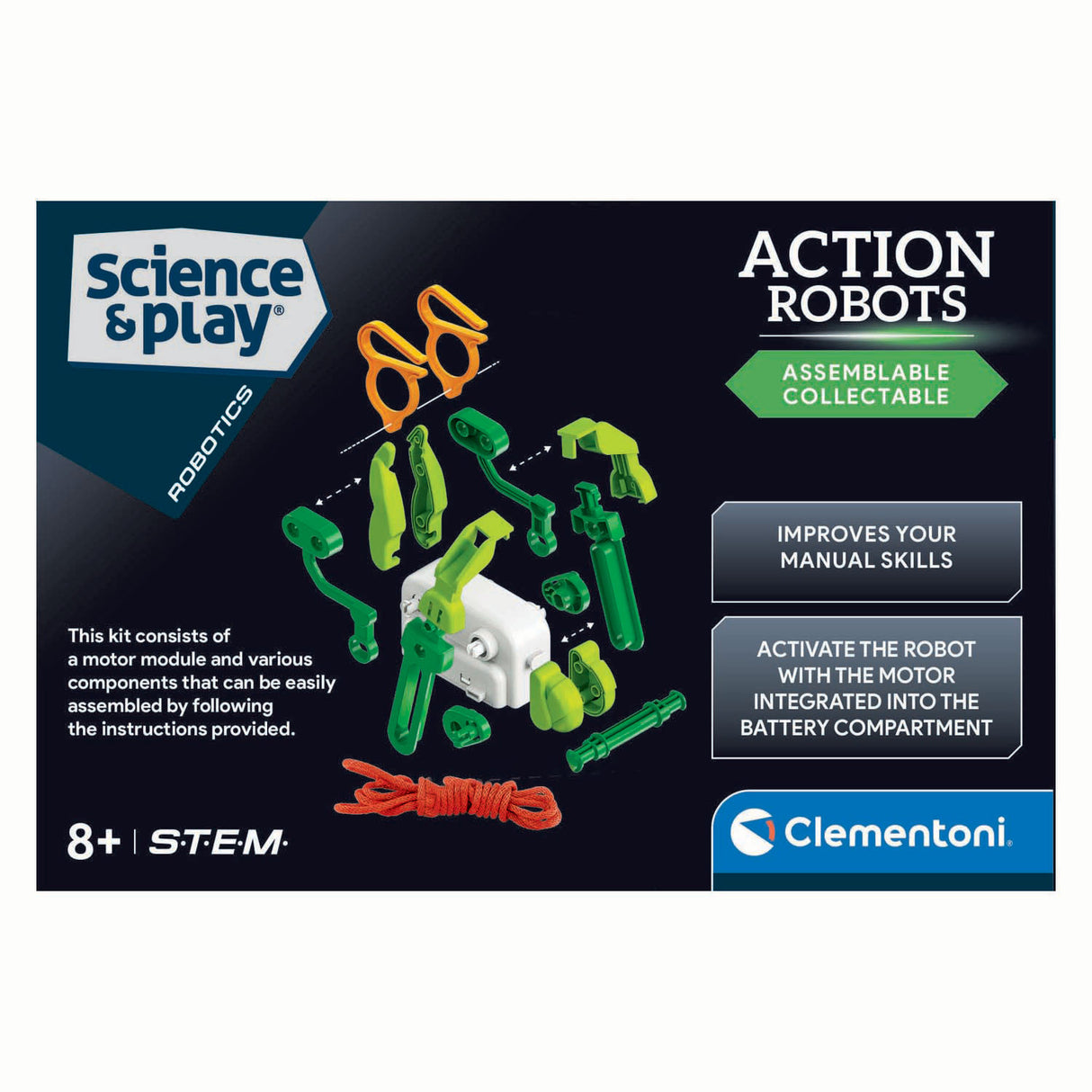 Clementoni-Wissenschaftsspiel – Roboter-Sportkletterer
