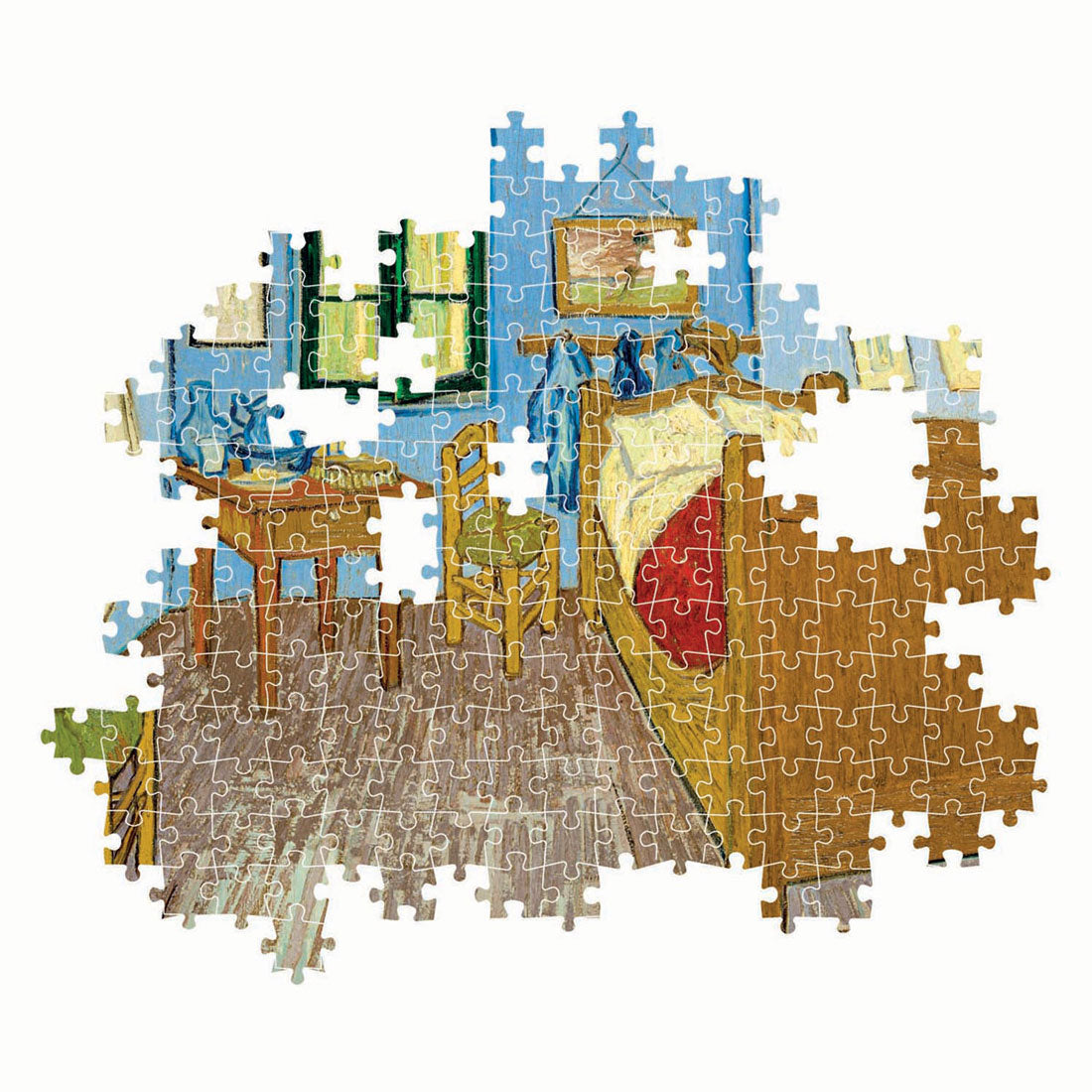 Clementoni Puzzle Kunstwerke Das Schlafzimmer, 1000 Teile.