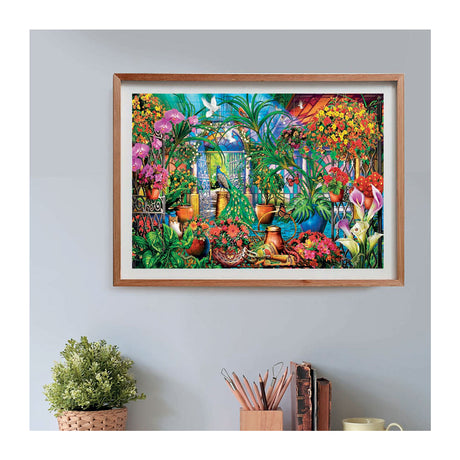 Clementoni Puzzle Kunstwerke Die Gewächshauswärter, 500 Teile.