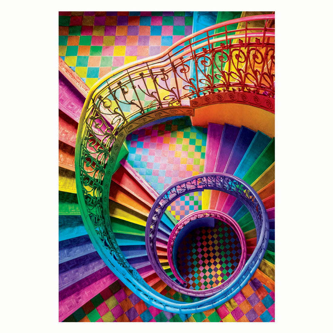 Clementoni Puzzle Compact Colorboom Stairs, 500 Teile.