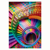 Clementoni Puzzle Compact Colorboom Stairs, 500 Teile.