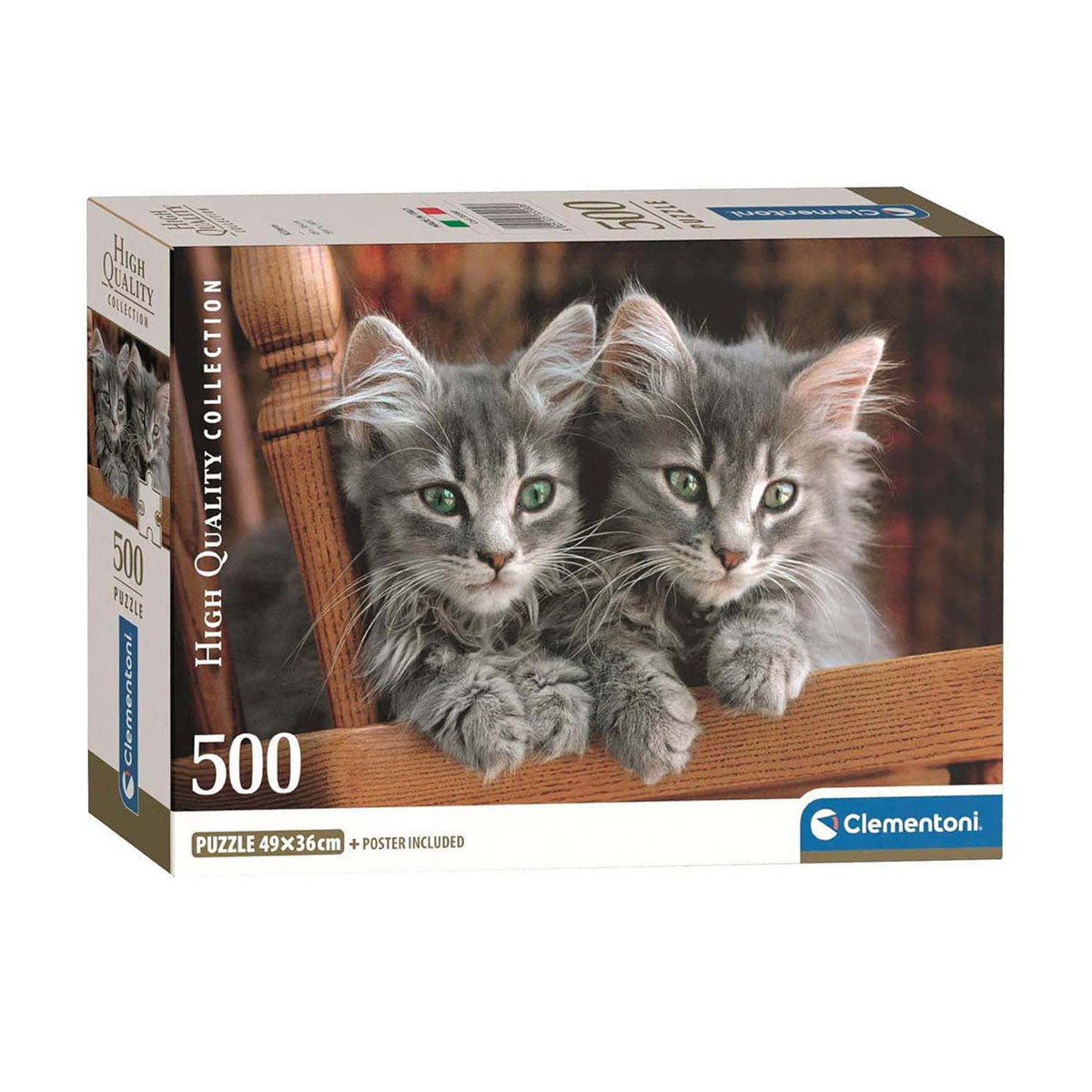 Clementoni Puzzle Kätzchen, 500 Teile.