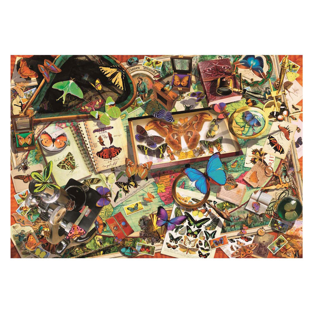 Clementoni-Puzzle Der Schmetterlingssammler, 500 Teile.
