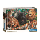Clementoni Puzzle Wildkatzen, 500 Teile.
