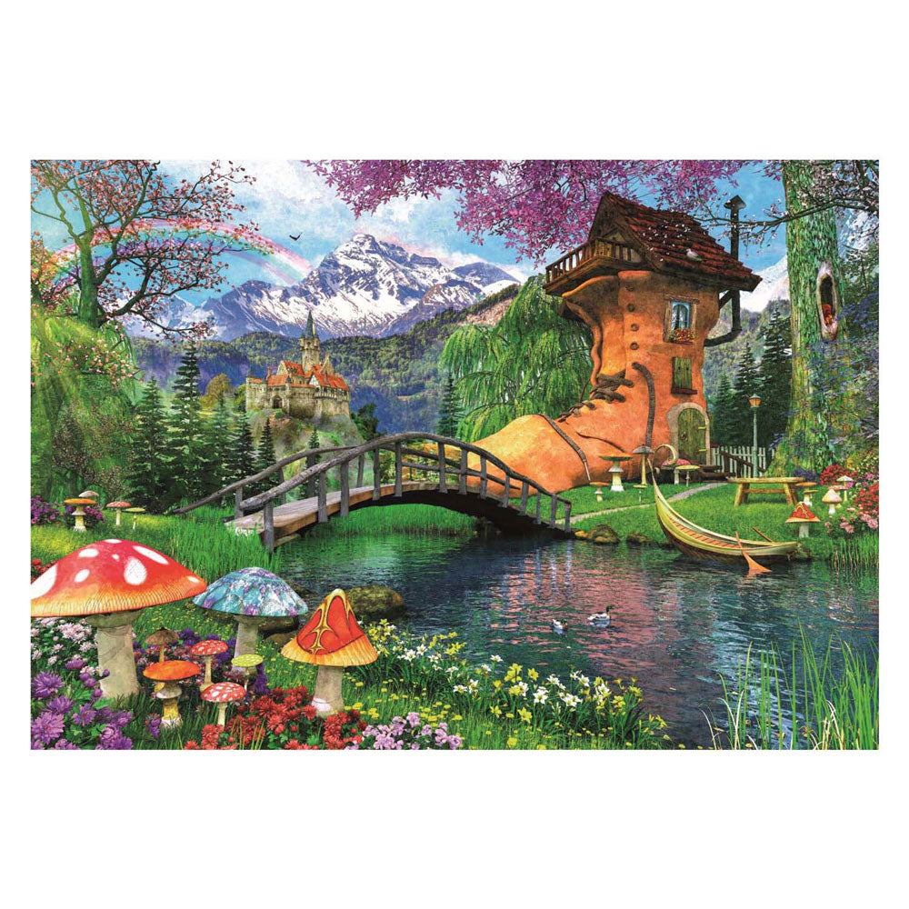 Clementoni-Puzzle Das alte Schuhhaus, 500 Teile.