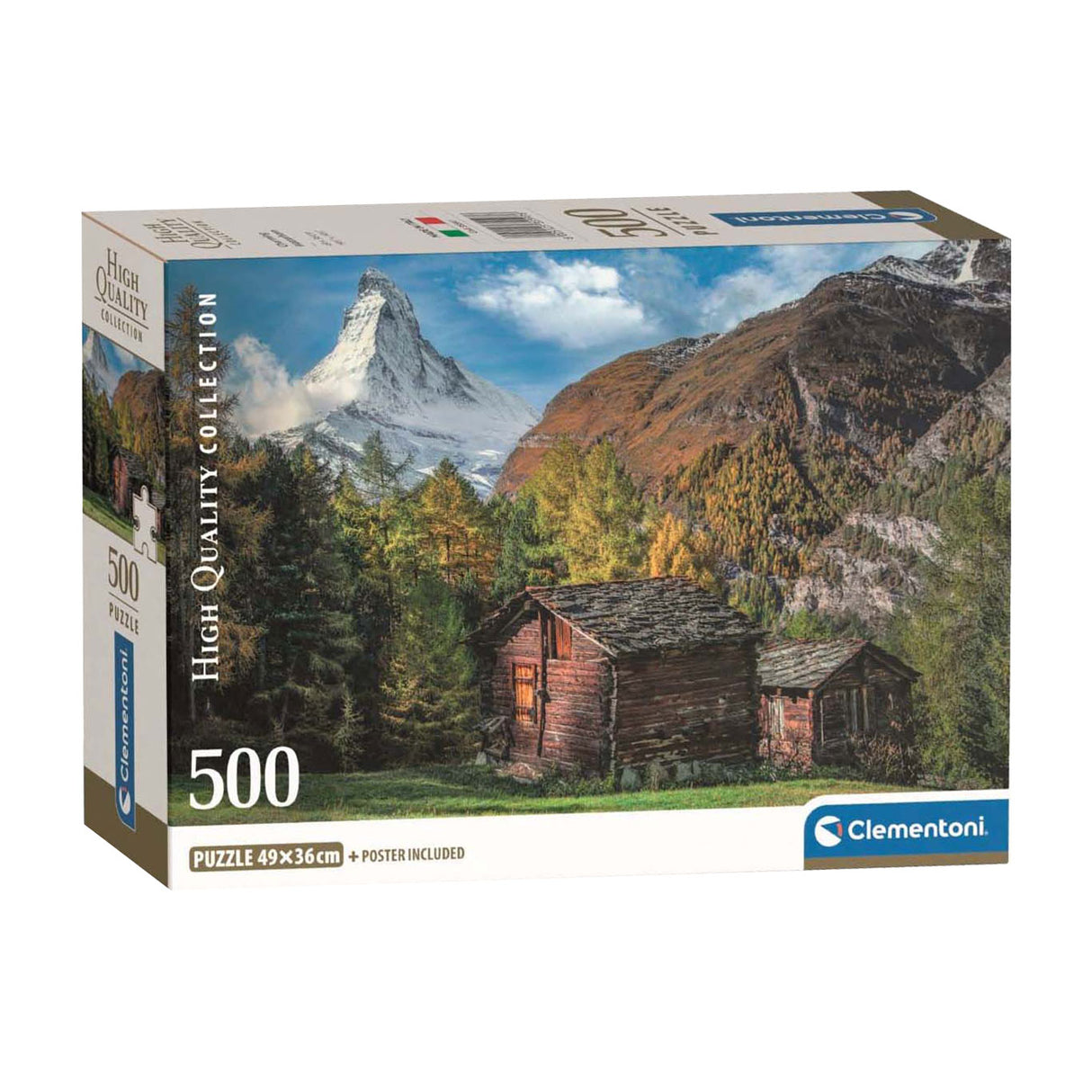 Clementoni Puzzle Charmantes Matterhorn, 500 Teile.