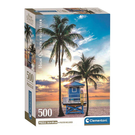 Clementoni Puzzle Miami Beach Florida, 500 Teile.