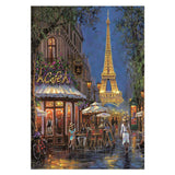 Clementoni-Puzzle Nacht im Eiffel-Café, 500 Teile.
