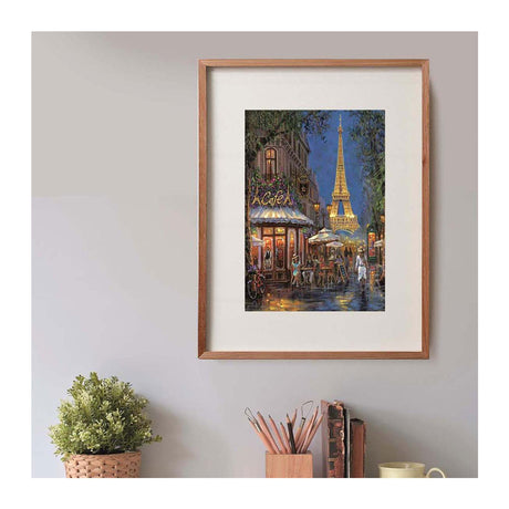 Clementoni-Puzzle Nacht im Eiffel-Café, 500 Teile.