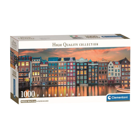 Clementoni Puzzle helles Amsterdam, 1000 Teile.