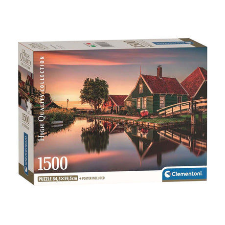 Clementoni Puzzle Zaanse Schans, 1500 Teile.