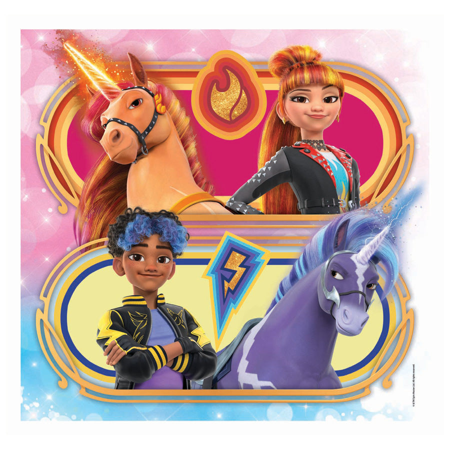 Clementoni Puzzle Einhorn-Akademie - 3x48tlg.