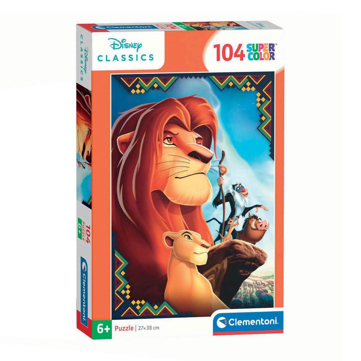 Clementoni Puzzle Disney König der Löwen, 104 Teile.