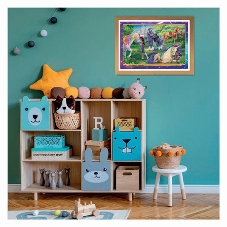 Clementoni Puzzle Einhorn-Akademie – 104 Teile.