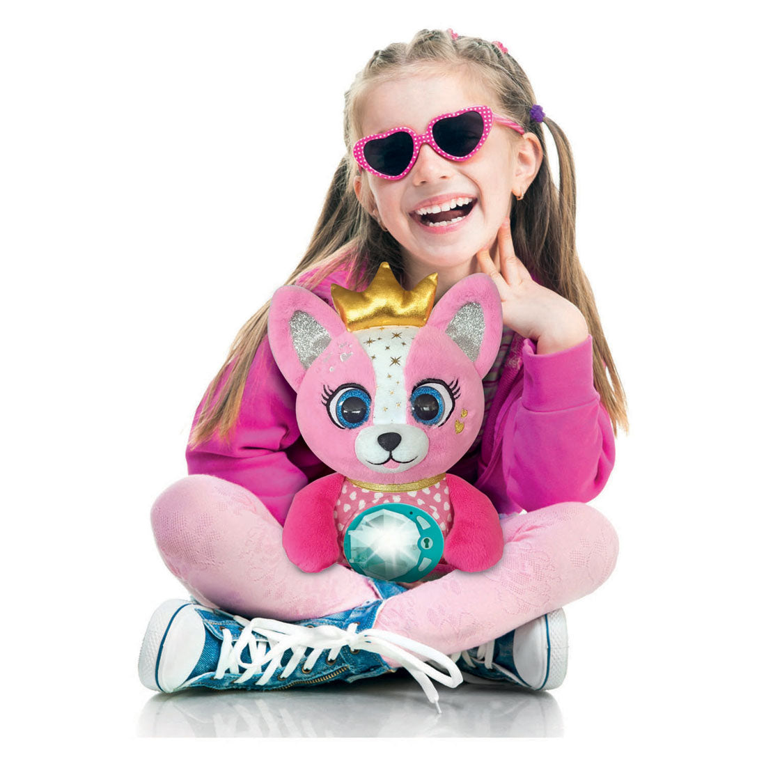Clementoni crazy chic interactief pluche knuffel emy