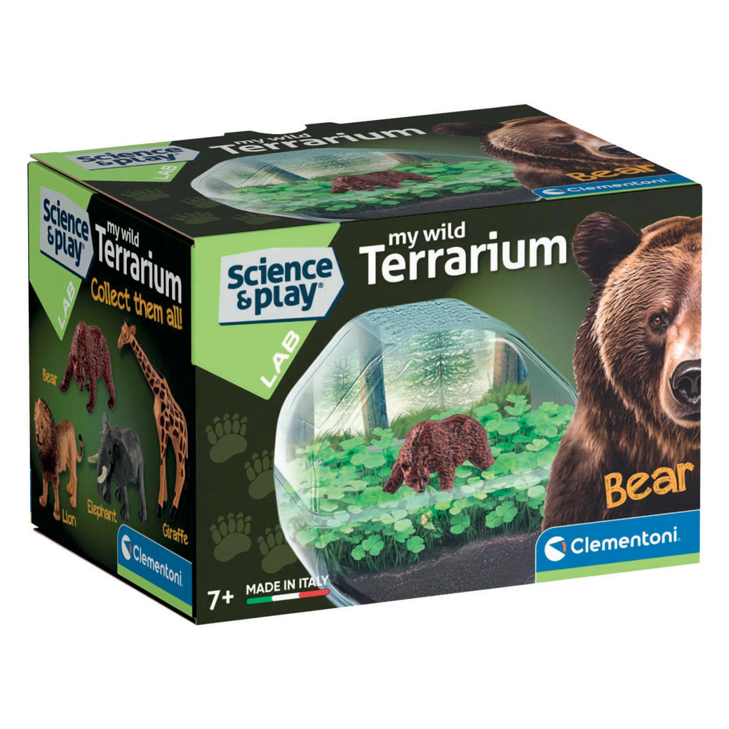 Clementoni Wissenschaftsspiel „My Wild Terrarium – Bär“.