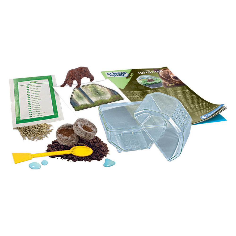 Clementoni Wissenschaftsspiel „My Wild Terrarium – Bär“.