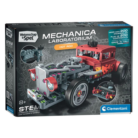 Clementoni Wissenschaftsspiel Hot Rod – 200+ Teile.