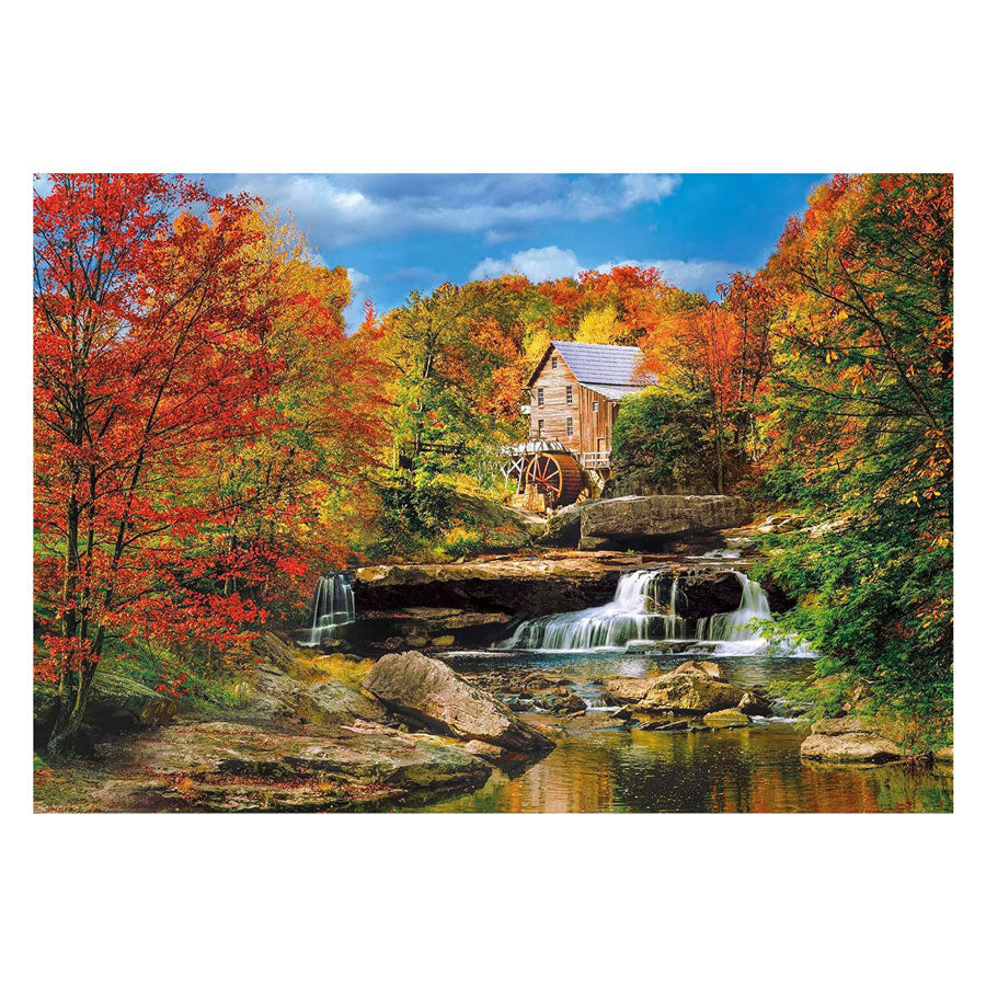 Clementoni Puzzle Getreidemühle am Wasser 2000 Teile | 2 Stk