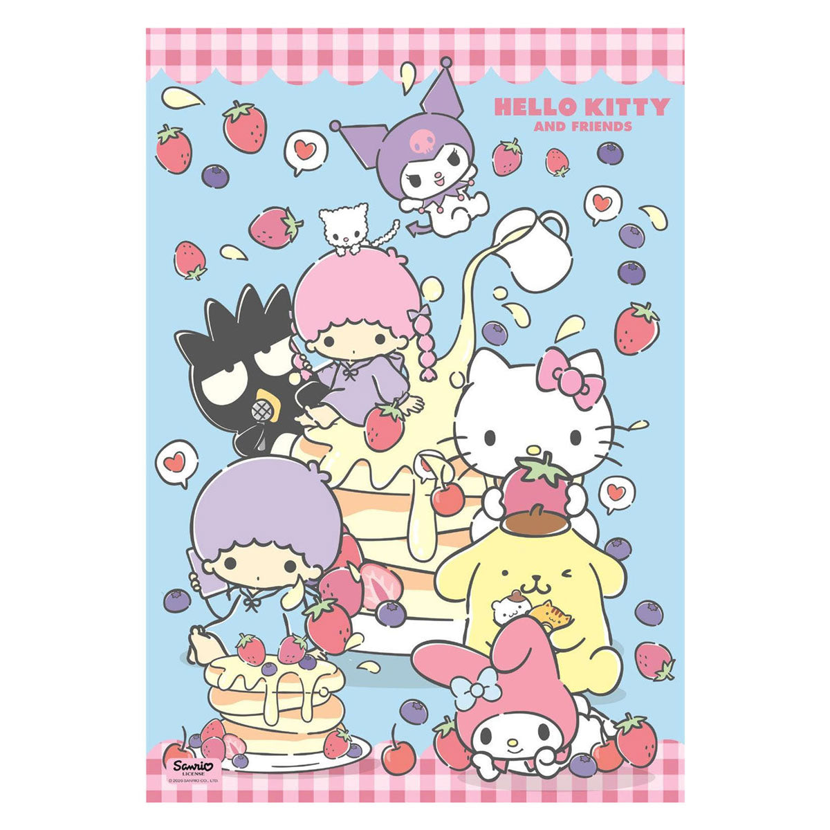 Clementoni-Puzzle Hello Kitty – Puzzle 1000 Teile – kompaktes Box-Puzzle – Puzzles und Puzzles für Erwachsene