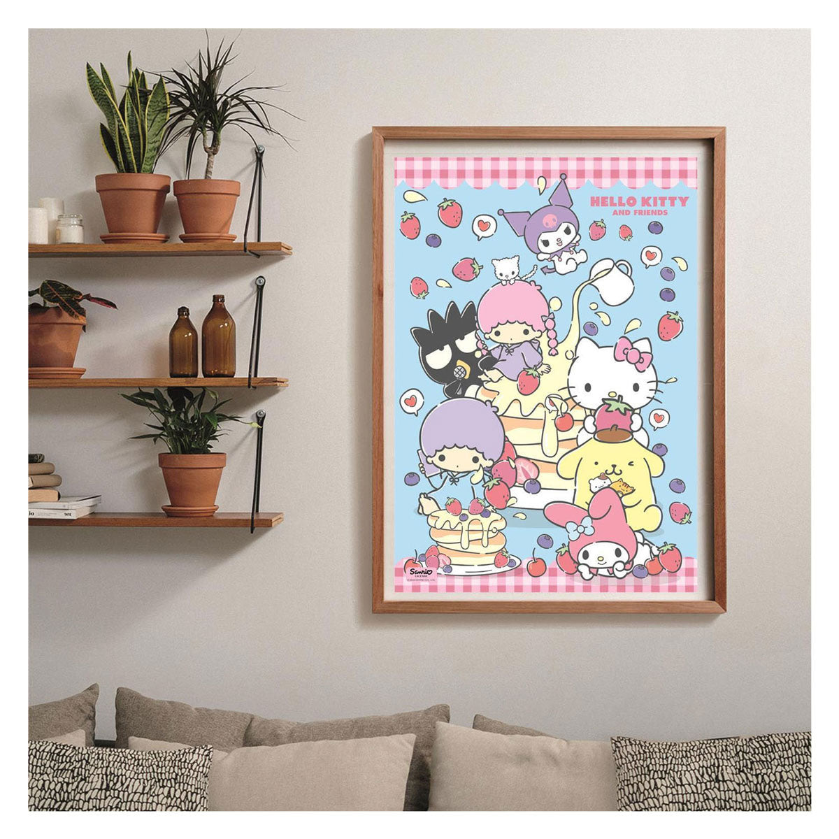 Clementoni-Puzzle Hello Kitty – Puzzle 1000 Teile – kompaktes Box-Puzzle – Puzzles und Puzzles für Erwachsene