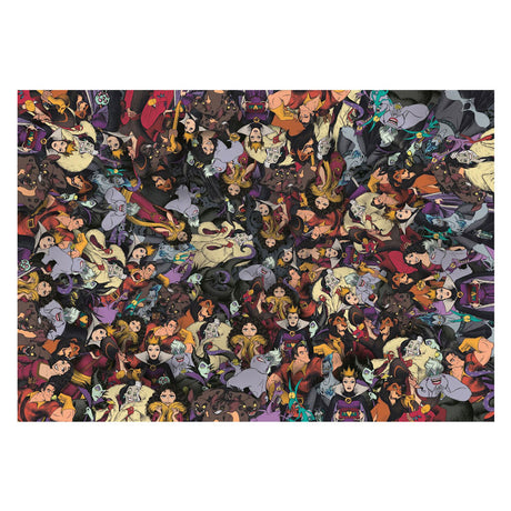 Clementoni-Puzzle „Disney Villains Impossible“ – 1000 Teile.